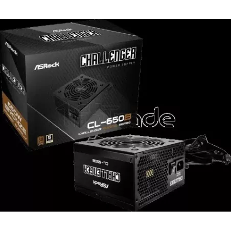 Alimentation ATXASRockChallengerBronze - 650W (Noir) | MonPC.Store