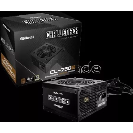 Alimentation ATXASRockChallengerBronze - 750W (Noir) | MonPC.Store