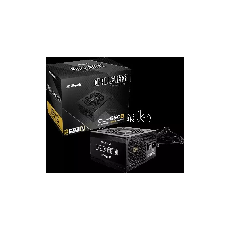 Alimentation ATXASRockChallengerGold - 650W (Noir) | MonPC.Store