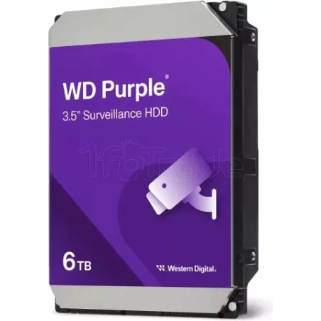 Disque Dur 3,5"Western DigitalPurple Surveillance6To… | MonPC.Store