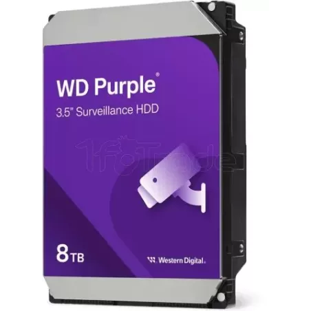 Disque Dur 3,5"Western DigitalPurple Surveillance8To… | MonPC.Store