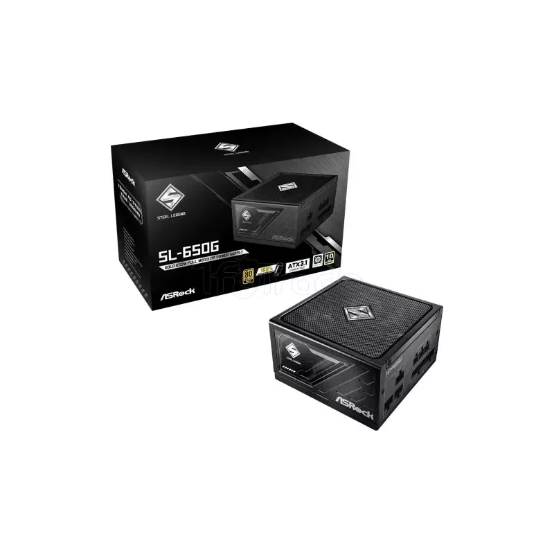 Alimentation ATXASRockSteel Legend- 650W (Noir) | MonPC.Store