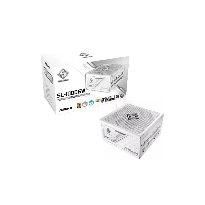 Alimentation ATXASRockSteel Legend- 1000W (Blanc) | MonPC.Store