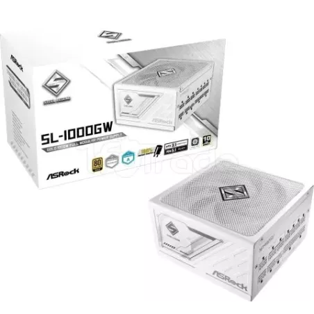 Alimentation ATXASRockSteel Legend- 1000W (Blanc) | MonPC.Store