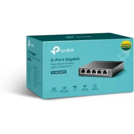 Switch réseau ethernet GigabitTP-LinkTL-SG105PE - 5… | MonPC.Store