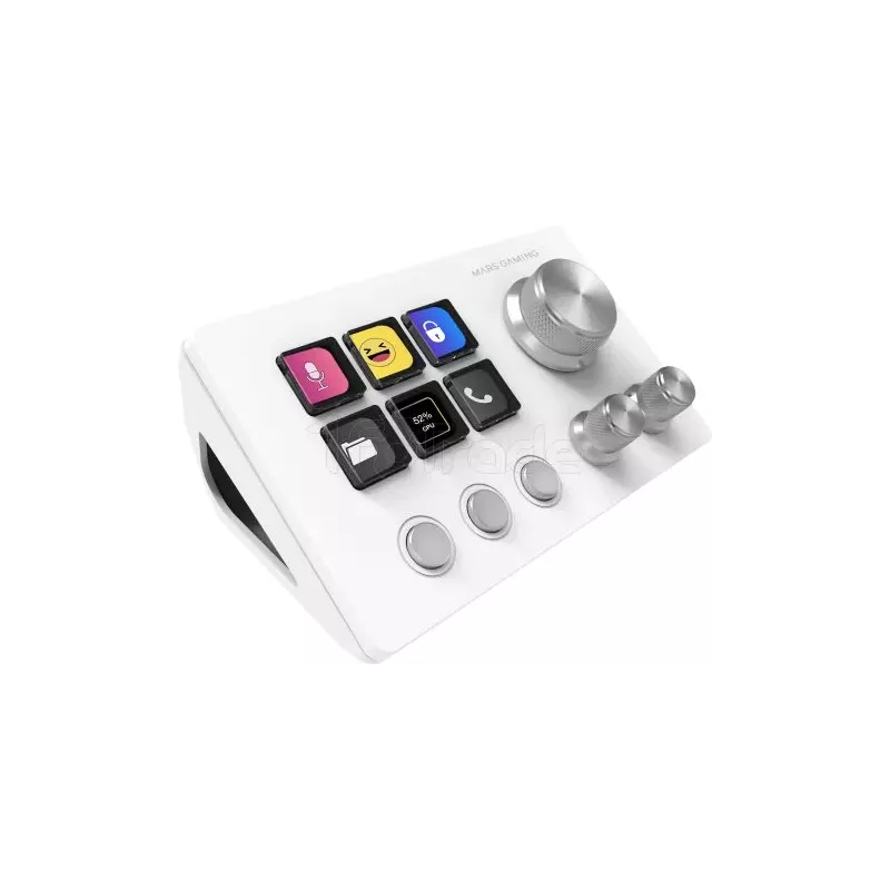 Console de streamingMars GamingMSD-Two(Blanc) | MonPC.Store