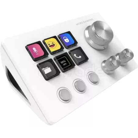 Console de streamingMars GamingMSD-Two(Blanc) | MonPC.Store