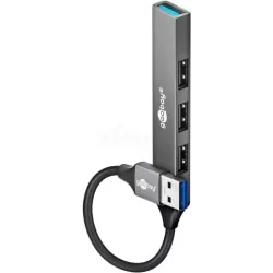 Hub USB-A 3.2GoobaySlim - 4 ports (Gris) | MonPC.Store
