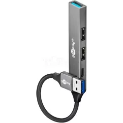 Hub USB 3.2GoobaySlim - 4 ports (Gris) | MonPC.Store