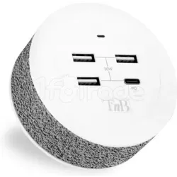 Station de charge USBT'nBIconiq 3 ports USB-A + 1 pors… | MonPC.Store