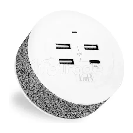 Station de charge USBT'nBIconiq 3 ports USB-A + 1 pors… | MonPC.Store