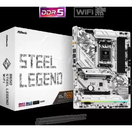 Carte MèreASRockB650 Steel Legend WiFi(AMD AM5) | MonPC.Store