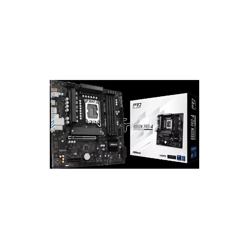 Carte MèreASRockB860M Pro-A(Intel LGA 1851) Micro ATX | MonPC.Store