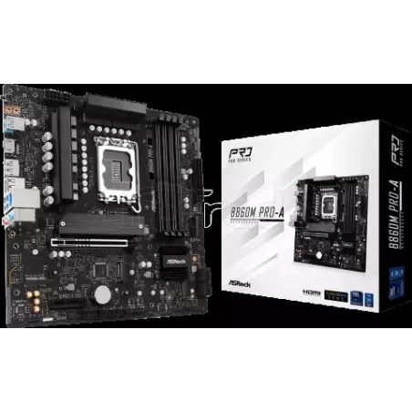Carte MèreASRockB860M Pro-A(Intel LGA 1851) Micro ATX | MonPC.Store