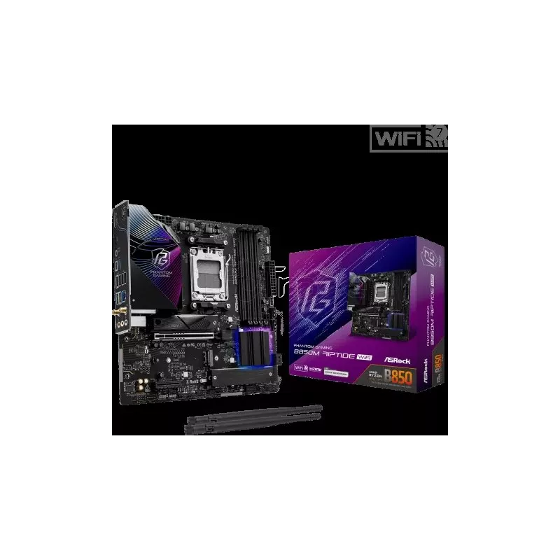 Carte MèreASRockB850M Phantom Gaming Riptide WiFi(AMD… | MonPC.Store