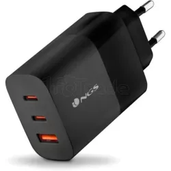 Chargeur secteurNGSBud 2x USB-C + 1x USB-A 65W (Noir) | MonPC.Store