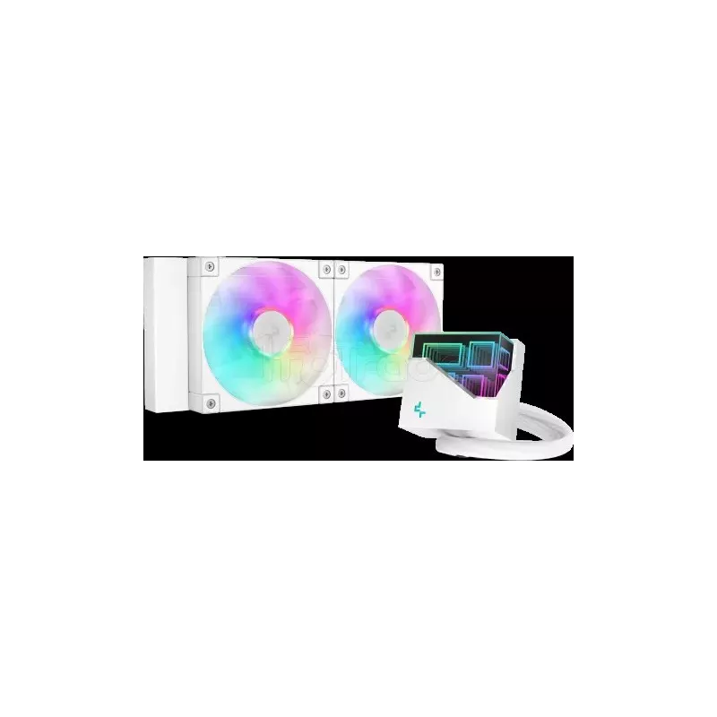 Kit Watercooling AIODeepCoolLT RGB - 240mm (Blanc) | MonPC.Store