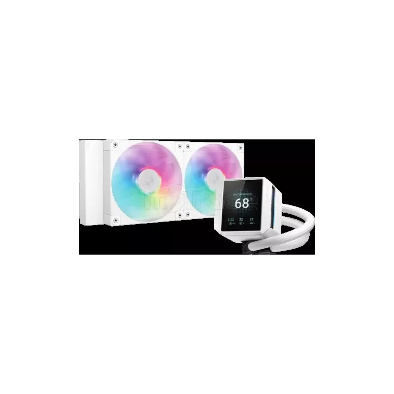 Kit Watercooling AIODeepCoolMystique RGB - 240mm (Blanc) | MonPC.Store