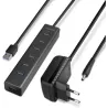 Hub USB 3.0 alimentéAxagonHUE-SA7BP - 7 ports (Noir) | MonPC.Store