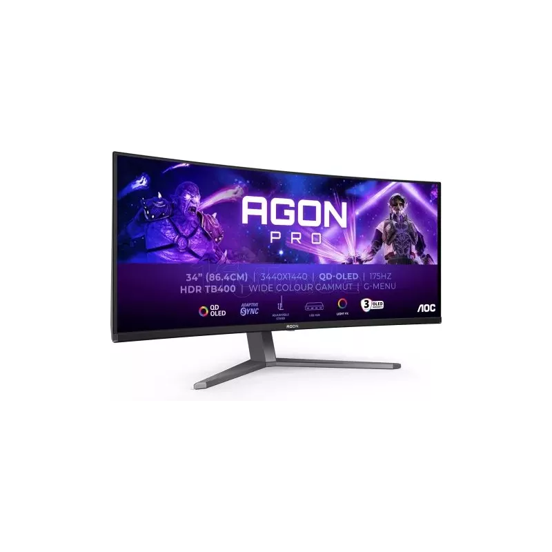 Ecran incurvé 34"AOCAgon ProAG346UCD OLED Wide Quad HD… | MonPC.Store