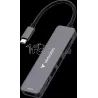 Hub USB-C 3.2VerbatimEssentials - 6 ports (Gris) | MonPC.Store