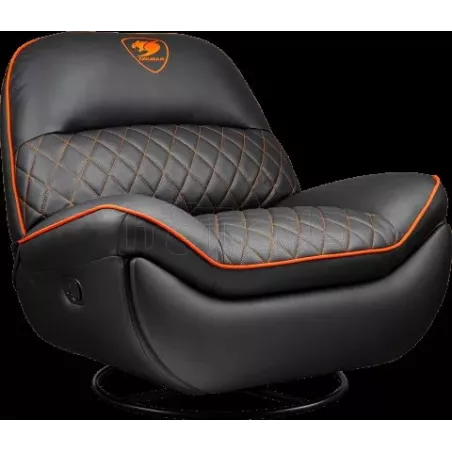 Sofa CougarOverlord(Noir/Orange) | MonPC.Store