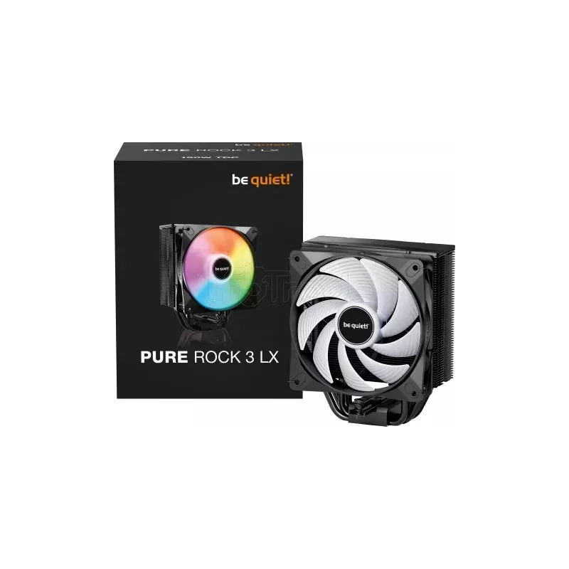 Ventilateur processeur be quiet!Pure Rock 3 LXRGB (Noir) | MonPC.Store