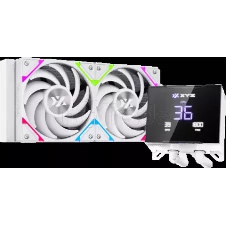 Kit Watercooling AIOXYZHydrotempRGB - 240mm (Blanc) | MonPC.Store