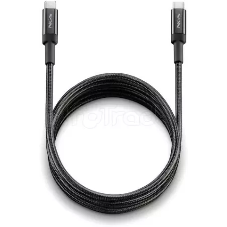 CableNGSKnotUSB-C M/M 2m 100W (Noir) | MonPC.Store