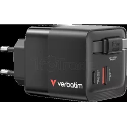 Chargeur secteurVerbatimGaN 1x ports USB-A + 1x port… | MonPC.Store