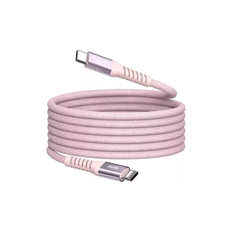 CâbleVerbatimUSB-C magnétique 1,2m M/M 60W (Rose) | MonPC.Store