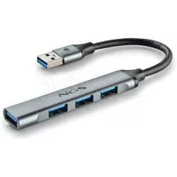 Hub USB 3.2NGSiHub4 Micro- 4 ports (Gris) | MonPC.Store