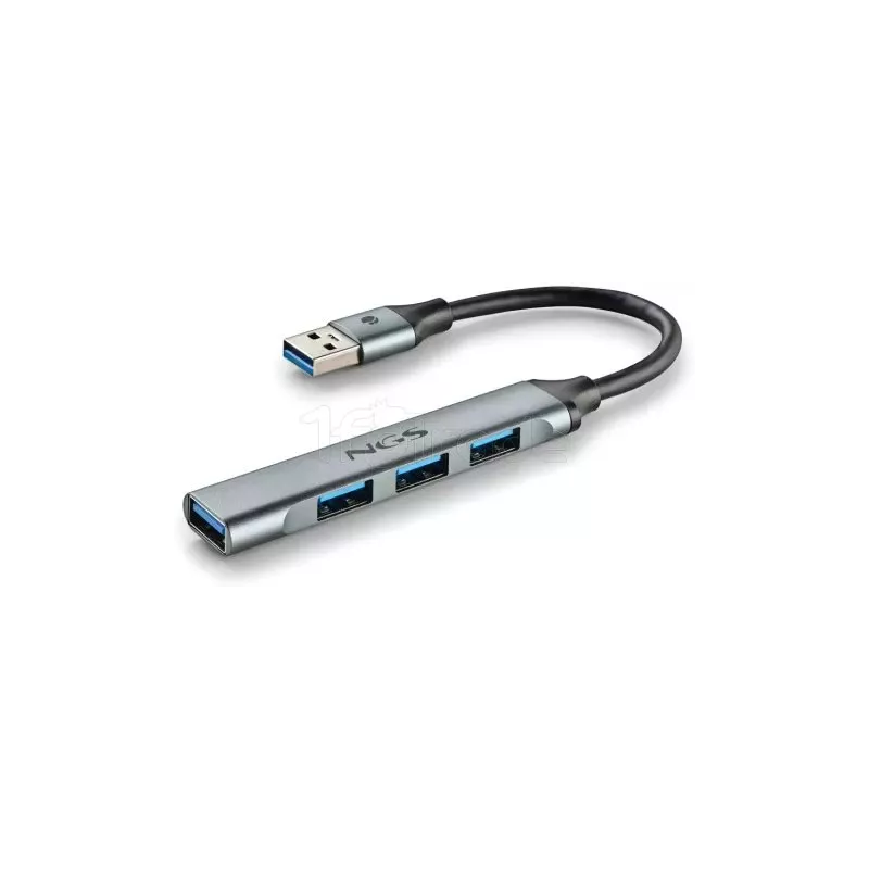 Hub USB 3.2NGSiHub4 Micro- 4 ports (Gris) | MonPC.Store