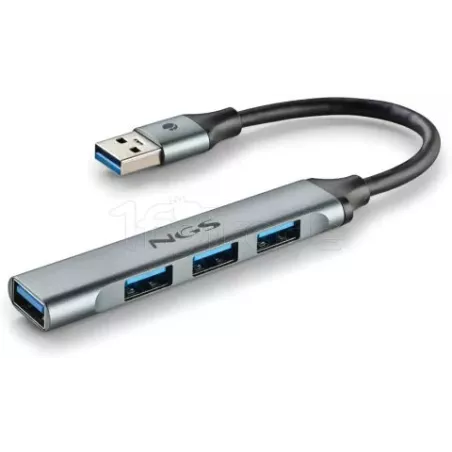 Hub USB 3.2NGSiHub4 Micro- 4 ports (Gris) | MonPC.Store