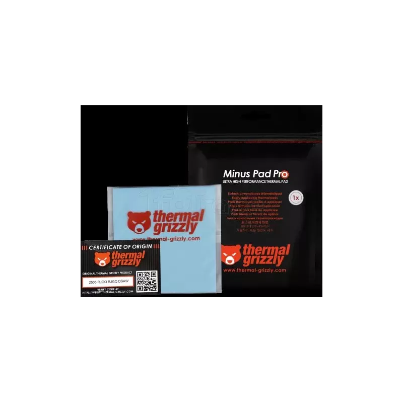 Pad ThermiqueThermal GrizzlyMinus Pad Pro100x100x2mm… | MonPC.Store
