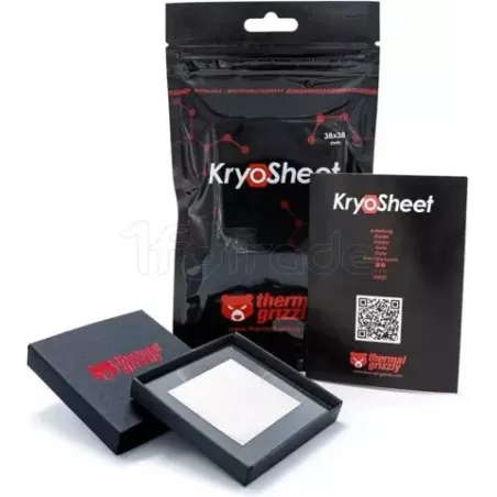 Pad ThermiqueThermal GrizzlyKryoSheet44x37x0,2mm (Gris) | MonPC.Store