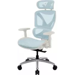 Fauteuil ergonomiqueThunderX3XTC(Blanc/Bleu) | MonPC.Store