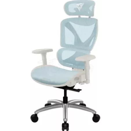 Fauteuil ergonomiqueThunderX3XTC(Blanc/Bleu) | MonPC.Store