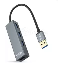 Hub USB 3.0Nanocable- 4 ports (Gris) | MonPC.Store