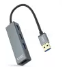 Hub USB 3.0Nanocable- 4 ports (Gris) | MonPC.Store