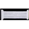 Riser PCIe 4.0 16XPhanteksFlatline180° 30cm (Blanc) | MonPC.Store