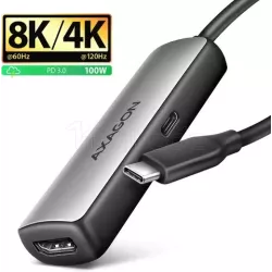 Adaptateur USB-CAxagonvers HDMI 2.1 M/F 15cm (Gris) | MonPC.Store