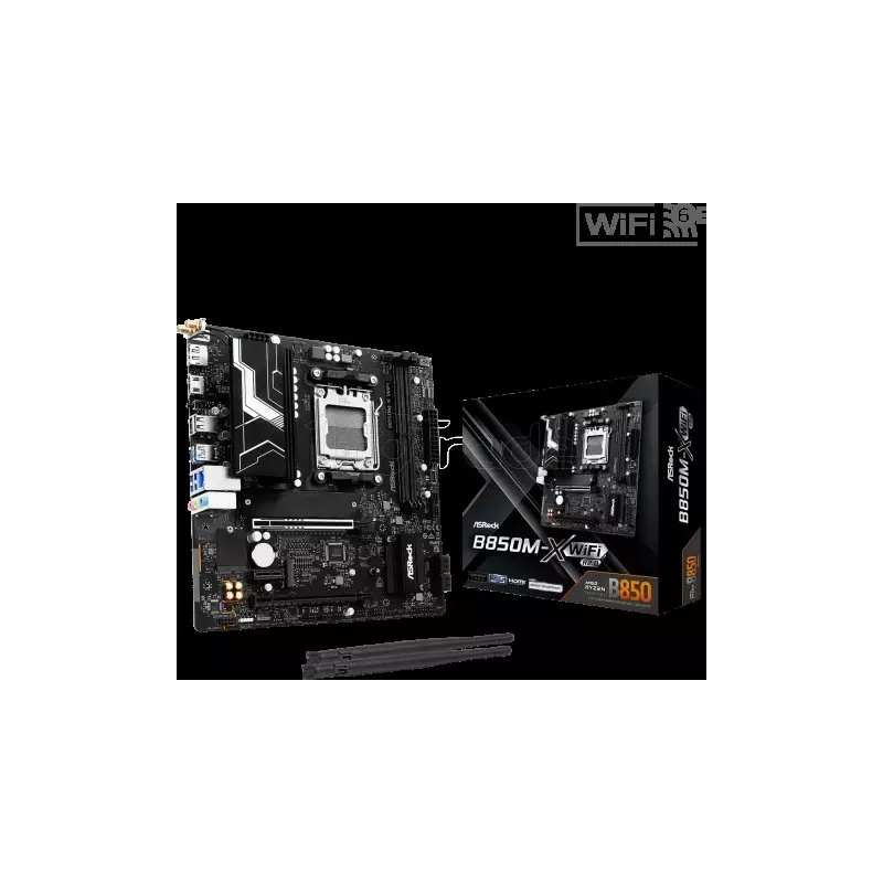 Carte MèreASRockB850M-X WiFiR2.0 (AMD AM5) Micro ATX | MonPC.Store