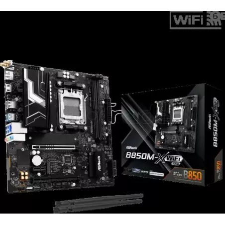 Carte MèreASRockB850M-X WiFiR2.0 (AMD AM5) Micro ATX | MonPC.Store