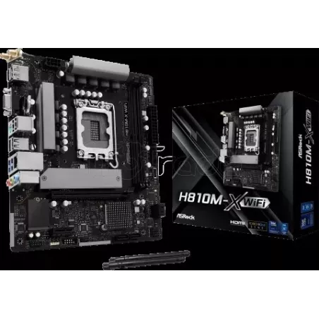 Carte MèreASRockH810M-X WiFi(Intel LGA 1851) Micro ATX | MonPC.Store