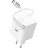 Chargeur secteurT'nBGaN 1x USB-C 65W avec câble (Blanc) | MonPC.Store