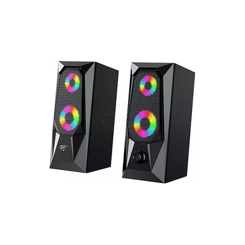 EnceintesHavitSK208 Pro RGB Illuminated (Noir) | MonPC.Store