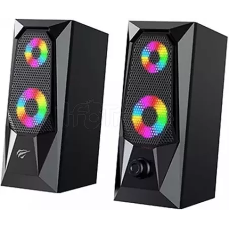 EnceintesHavitSK208 Pro RGB Illuminated (Noir) | MonPC.Store
