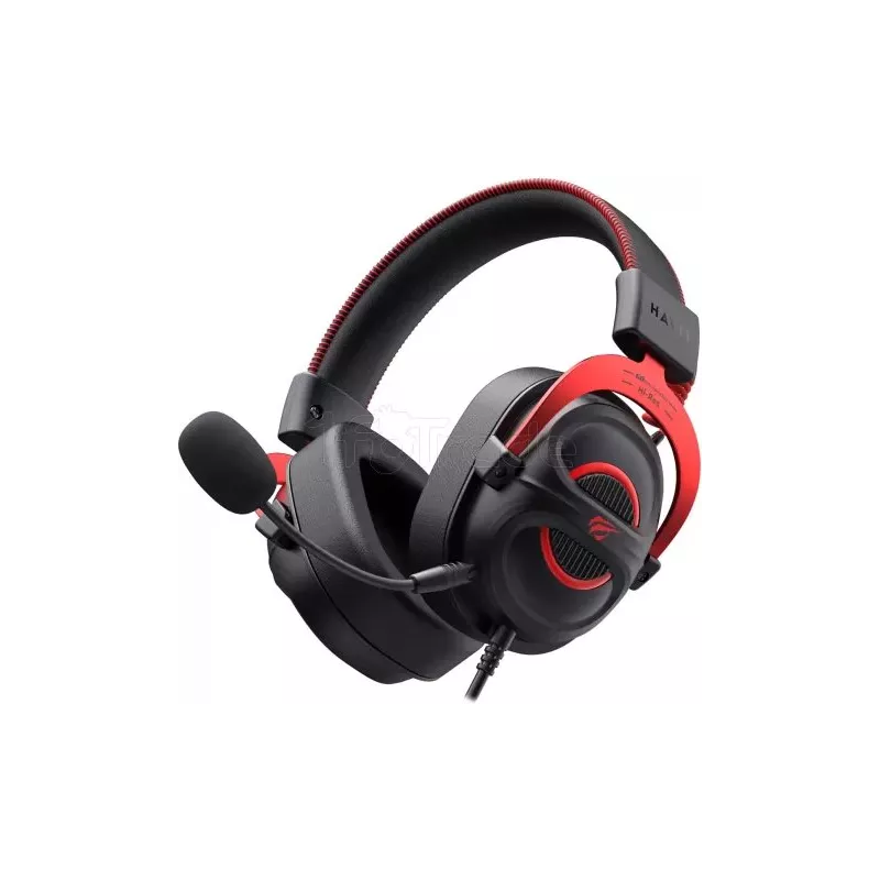 Casque Gamer filaireHavitFuxi H2002E Pro (Noir/Rouge) | MonPC.Store