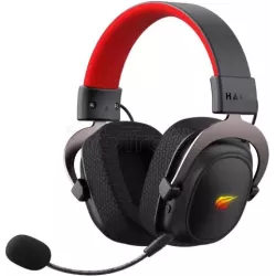 Casque Gamer sans filHavitFuxi H2002BG (Noir/Rouge) | MonPC.Store